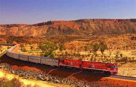 avustralya'da şehirlerarası tren yolculuğu ile muhteşem manzara seyri